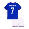 Maglia ufficiale Francia Griezmann 7 Casa Euro 2024 per Bambino